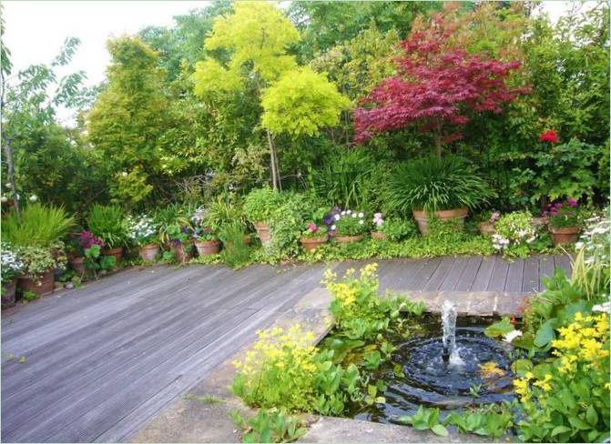 Types de terrasses en bois : terrasses de jardin