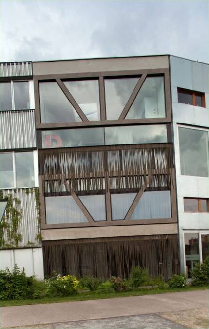 Façade de la maison de ville B14 à Berlin
