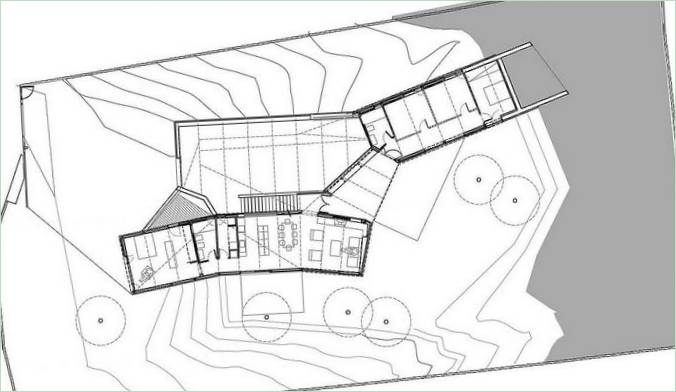 Le plan de la maison de la photographe Lara Rios