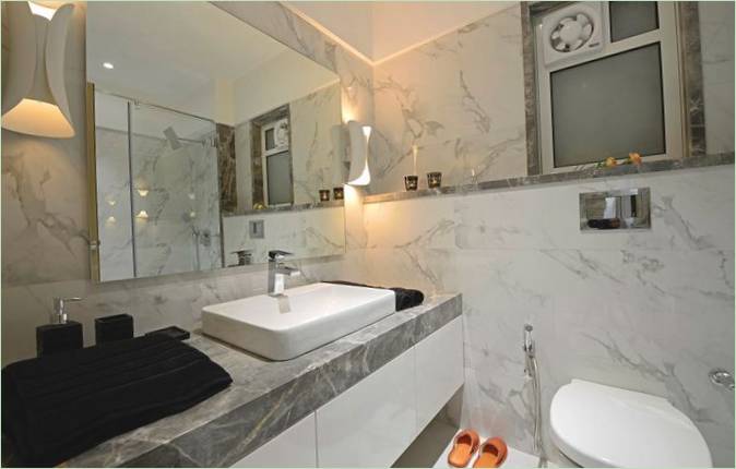 WC avec deux lavabos