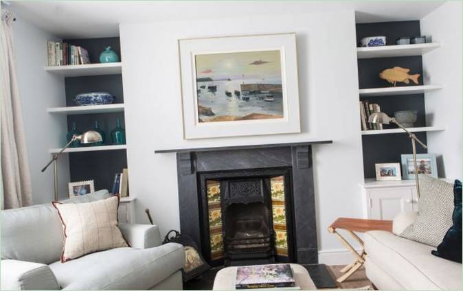 Maison au design intérieur inhabituel avec un salon inspiré de la plage Conception intérieure inhabituelle d'une maison avec un salon inspiré de la plage