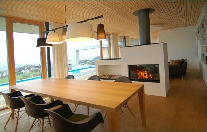 Manoir de luxe en montagne par k_m architektur