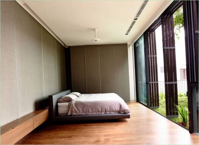 Chambre à coucher de la résidence urbaine