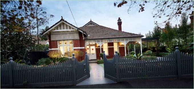Intérieur de la résidence East Malvern dans la banlieue de Melbourne