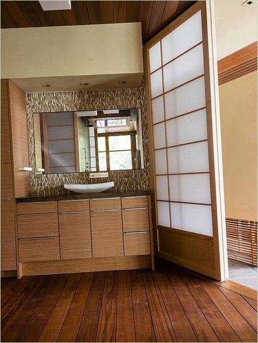 Vestiaire de style japonais