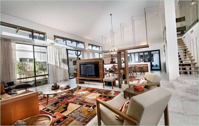 Design d'intérieur pour le salon du Bletchley Loft