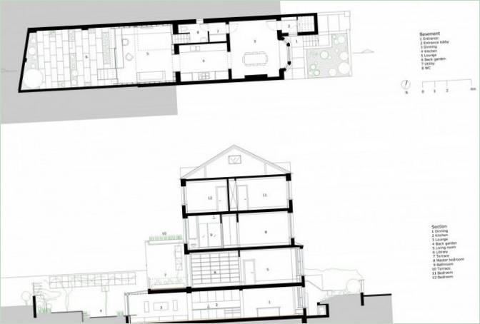 Plan d'étage de la maison