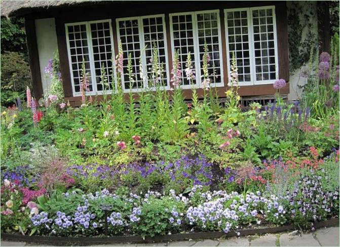 Conception de jardin rustique anglais