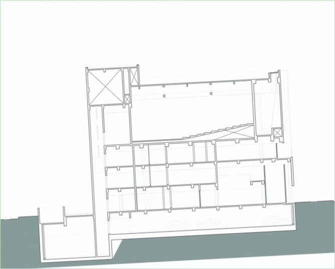 Plan de l'église de Neulsam