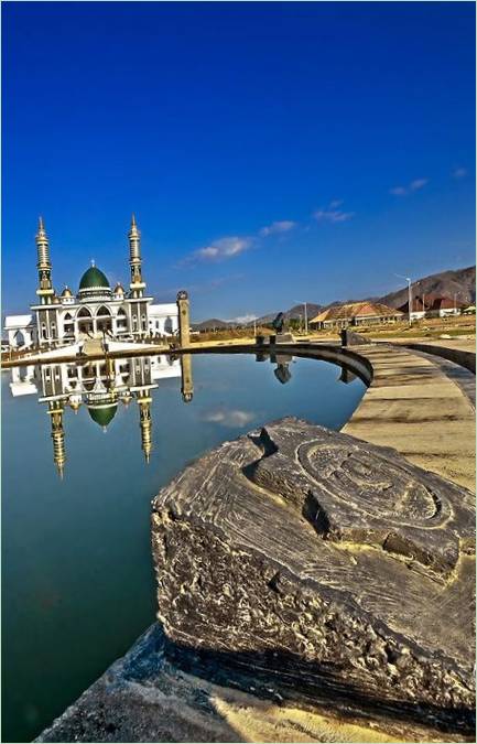 Belle vue d'une mosquée