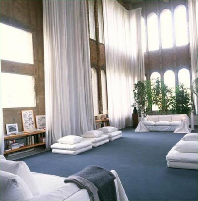 Aménagement du salon par Ricardo Bofill