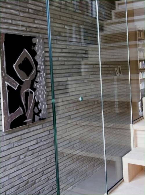 Une décoration murale unique pour la Maison des Dunes