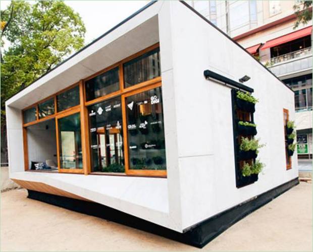 Maison écologique à partir de modules
