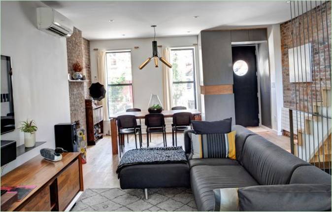 Design d'intérieur pour le salon d'une maison aux USA