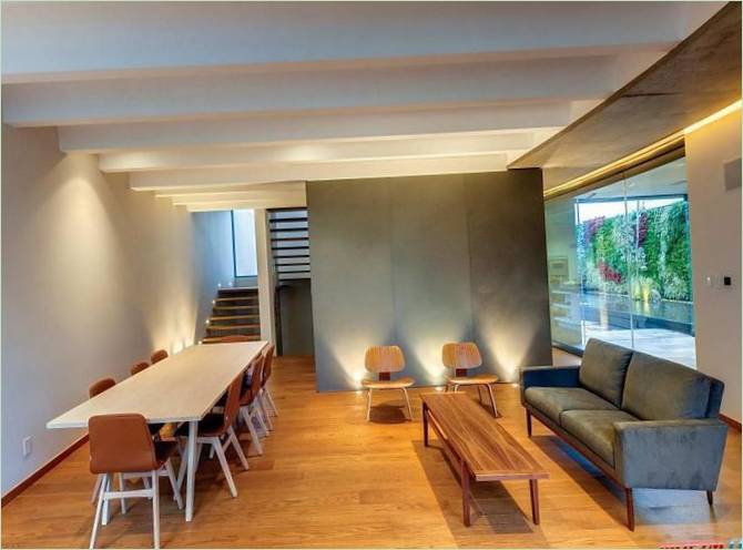 L'intérieur moderne de la Casa Valna