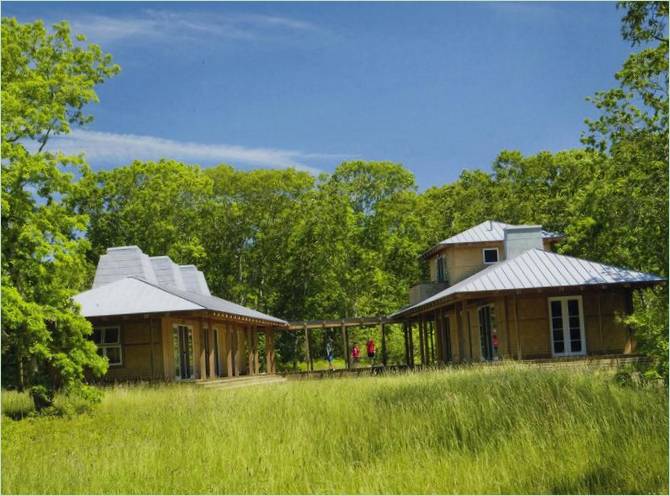 L'extérieur de la maison MV2 au Massachusetts