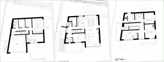 Plans des étages de Haus F