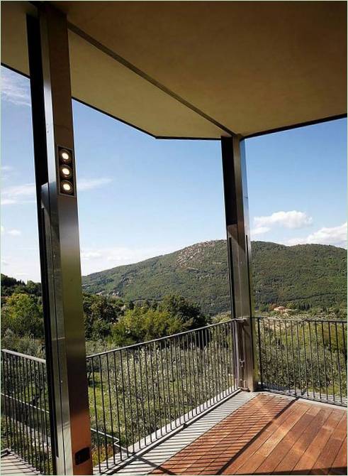 Loggia extérieure Fioravanti Poolhouse en Italie