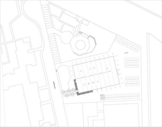 Le complexe social de Gelsenkirchen-Hassel