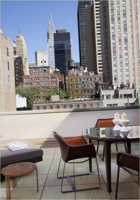 Terrasse de la maison de ville de Murray Hill