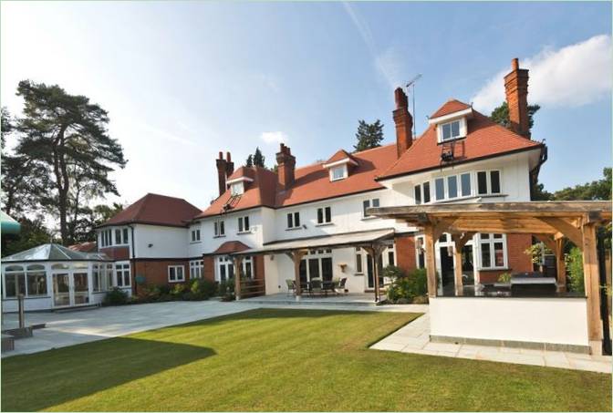 Cour de White Friars House au Royaume-Uni