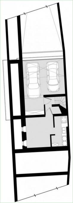 Planification détaillée du rez-de-chaussée d'une maison