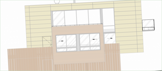 Plan d'étage de la Beach Walk House à New York