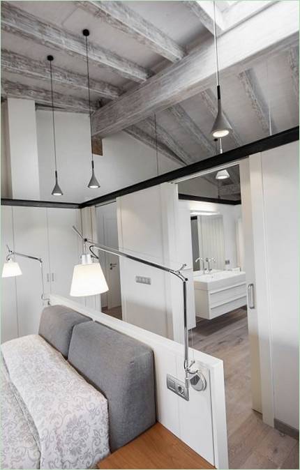 Maison dans les Pyrénées orientales. Chambre à coucher