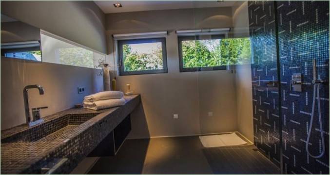 Villa Horizon en France. Salle de bain