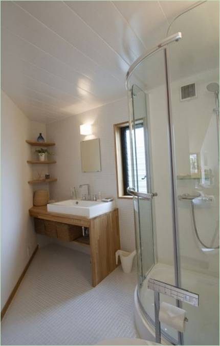 Design intérieur de la salle de bains d'une résidence japonaise