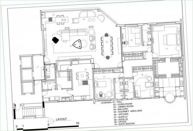 Appartements confortables au Brésil conçus par David Guerra