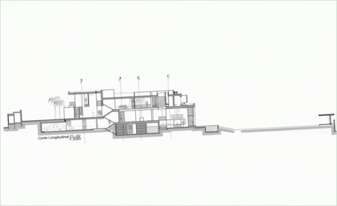 Plans d'étage d'une maison durable au Mexique