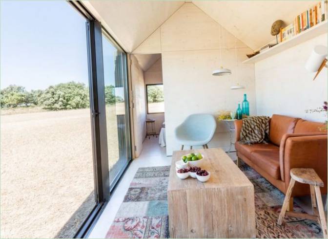 Salon de la maison mobile