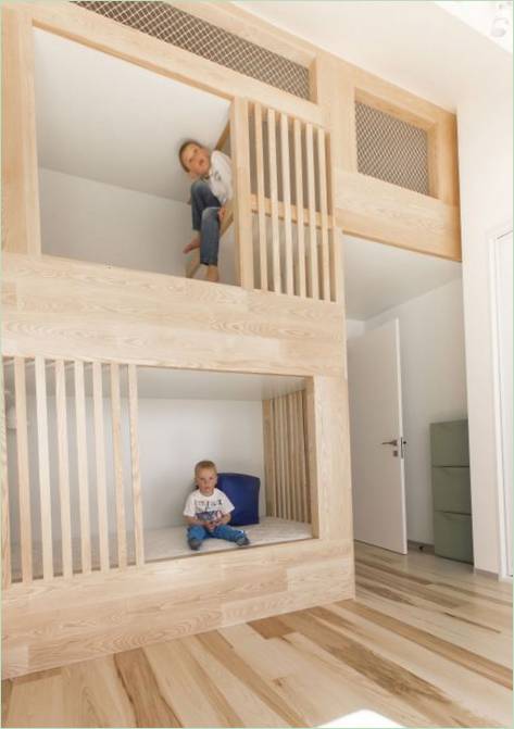 Logement confortable créé à partir d'un grenier abandonné