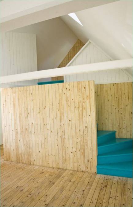 Décoration du sol et du plafond d'une maison individuelle