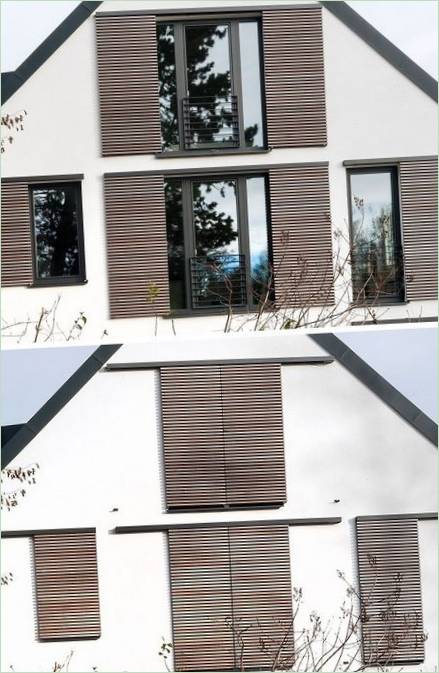 Volets modernes pour fenêtres et portes