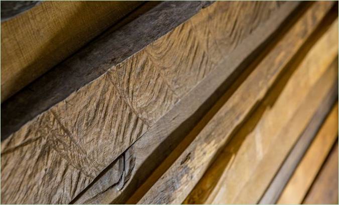 Revêtements muraux en bois de la résidence Kaif