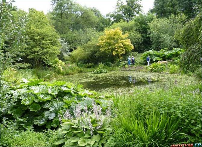 Les jardins d'Arley Hall en Angleterre