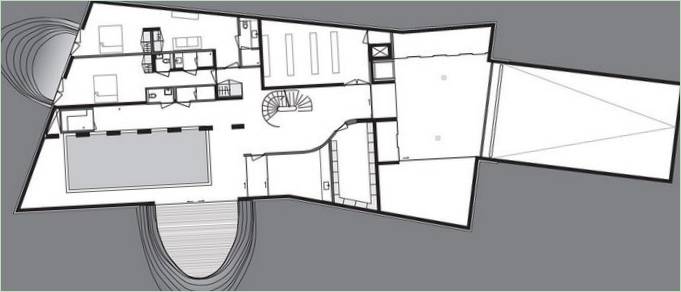 Plan d'étage de la VILLA L