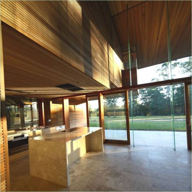 Intérieur d'une maison en Australie par Richard Kirk Architect