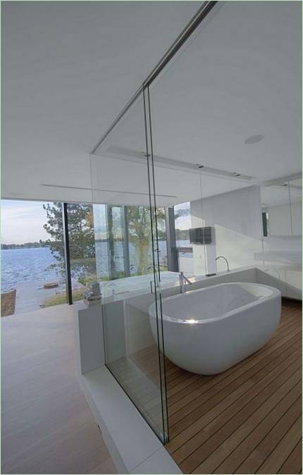 Conception intérieure de la salle de bains par BBSC Architects
