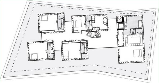 Plans des étages de la VILLA L