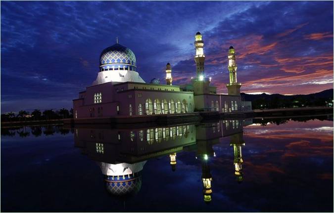 Vue sur la magnifique mosquée