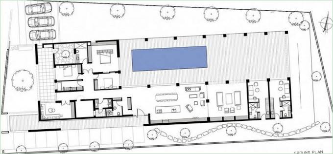 Plans des étages d'un chalet à Talmei Elazar