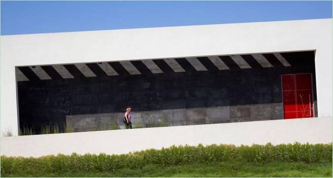 La façade d'un chalet à Talmei Elazar