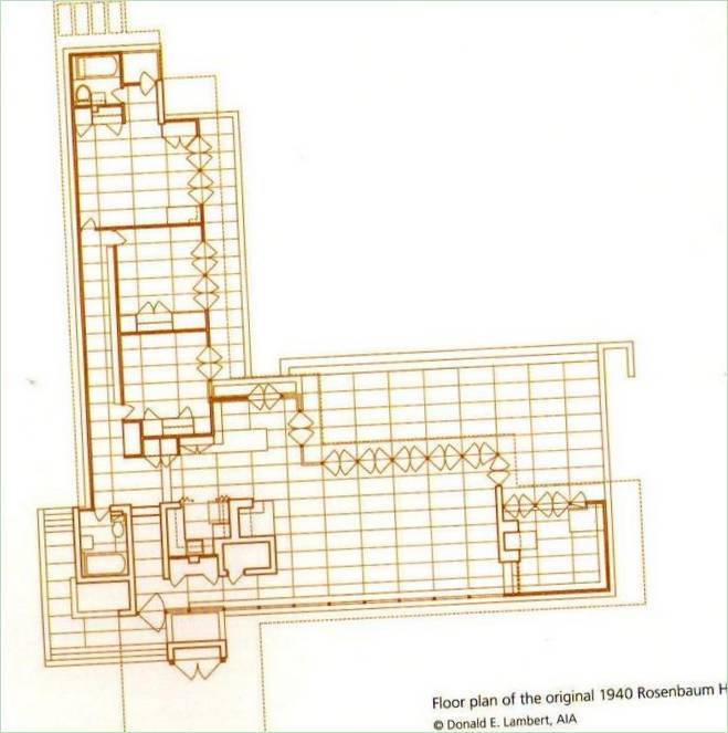 Plan de la maison Rosenbaum