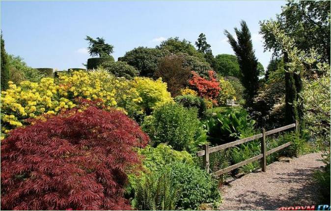 Jardins d'Arley Hall en Angleterre