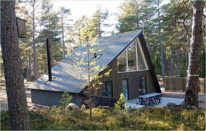 Une maison de vacances dans les bois