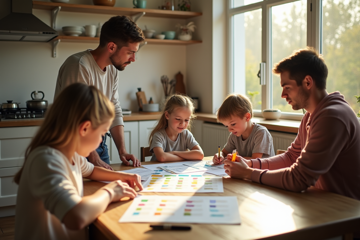 Organisation efficace d’un planning de tâches ménagères